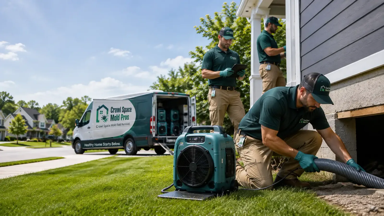 Crawl Space Mold Removal in Prosperity, PA